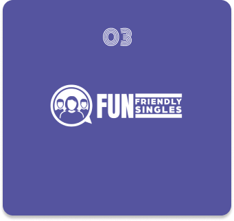 fun friendly singles logo